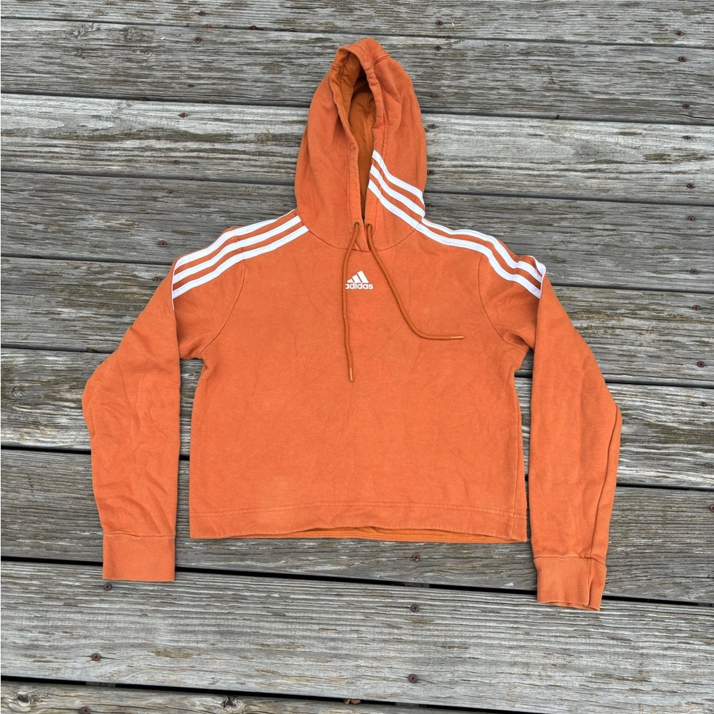 Adidas crop hoodie Y2K